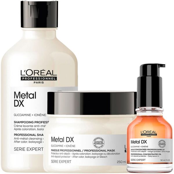 l'oréal professionnel paris l'orÉal serie expert metal dx set 3 pezzi