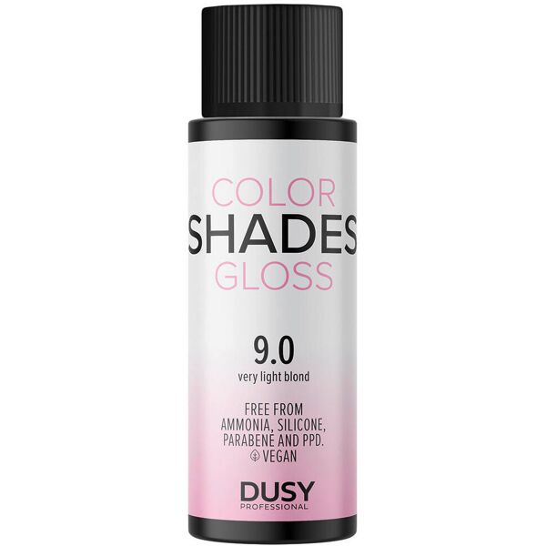 dusy professional color shades gloss 9.0 biondo chiaro 60 ml