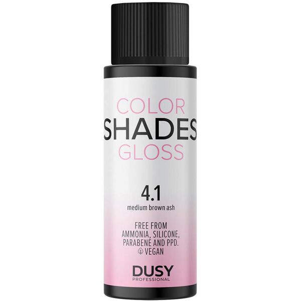 dusy professional color shades gloss 4.1 cenere marrone media 60 ml