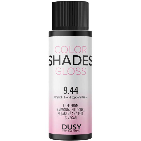 dusy professional color shades gloss 9,44 biondo chiaro rame intensivo 60 ml