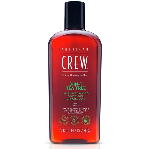 american crew 3-in-1 tea tree 450 ml