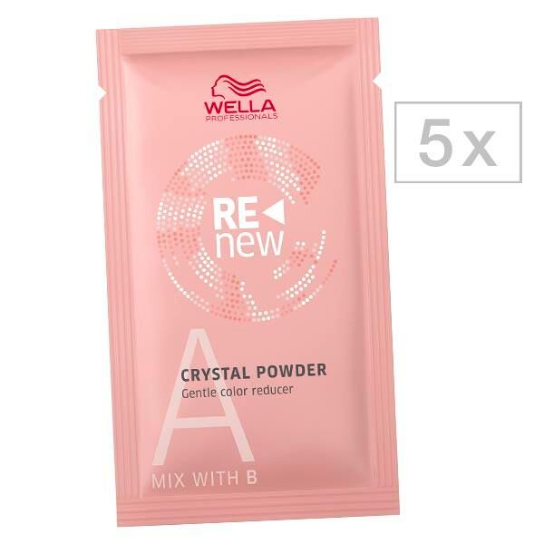 wella color renew crystal powder confezione con 5 x 9 g
