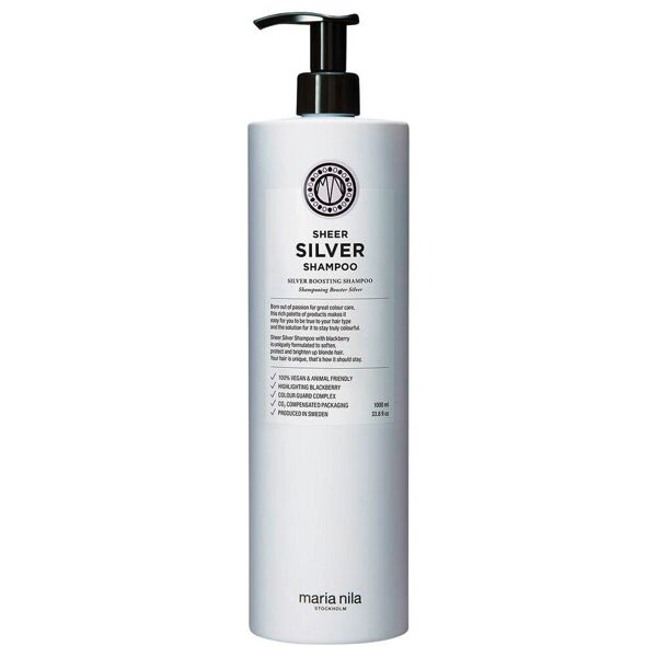 maria nila sheer silver shampoo 1 liter