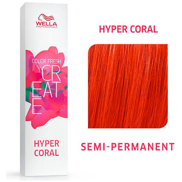 wella color fresh color fresh create hyper coral, 60 ml