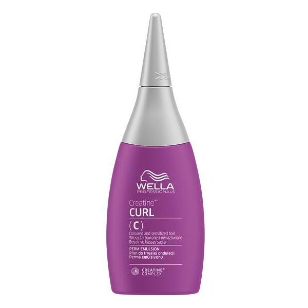 wella creatine+ curl base c/s - per capelli colorati e sensibili, 75 ml