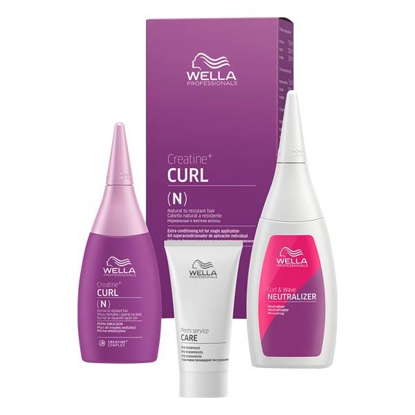 wella creatine+ curl hair kit n/r - per capelli da normali a indisciplinati