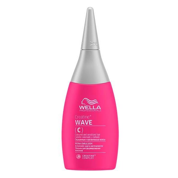 wella creatine+ wave base n/r - per capelli da normali a indisciplinati, 75 ml