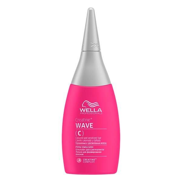 wella creatine+ wave base c/s - per capelli colorati e sensibili, 75 ml
