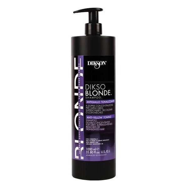 dikson diksoblonde shampoo tonificante antigiallo 1 litro