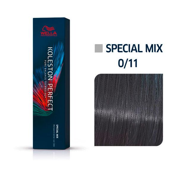 wella koleston perfect special mix 0/11 ash intensive, 60 ml