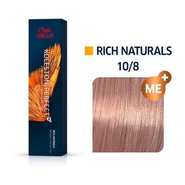 wella koleston perfect rich naturals 10/8 perla bionda chiara, 60 ml