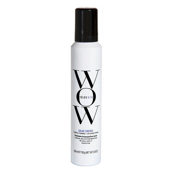 color wow color control purple toning & styling foam 200 ml