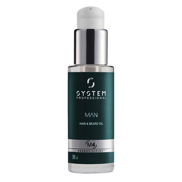 system professional man m4 hair & beard oil 50 ml