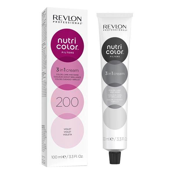 revlon professional nutri color filter tube 200 violett 100 ml