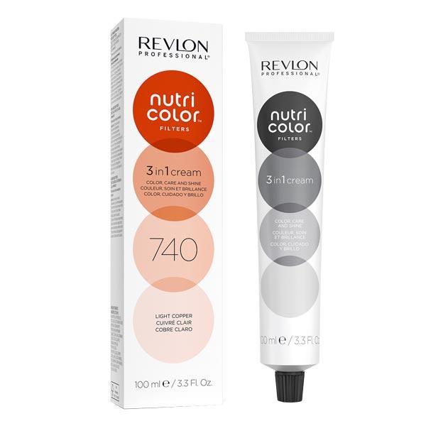 revlon professional nutri color filter tube 740 mittelblond kupfer intensiv 100 ml