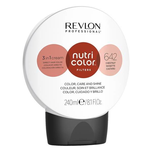 revlon professional nutri color sfera del filtro 642 biondo scuro rame irisé 240 ml