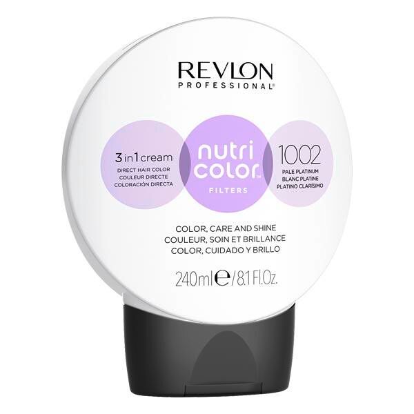 revlon professional nutri color sfera del filtro 1002 light platinum 240 ml