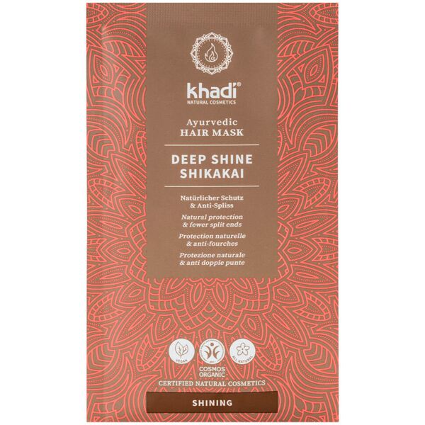 khadi shining ayurvedic hair mask deep shine shikakai 50 g