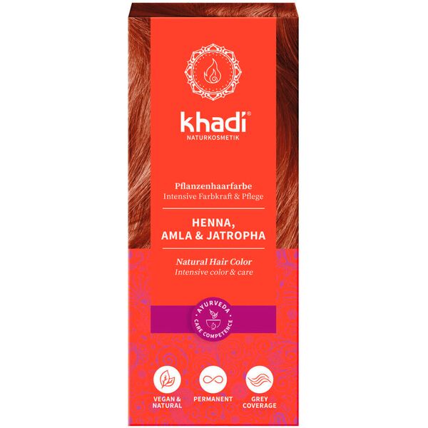 khadi colore per capelli vegetale amla & jatropha 100 g