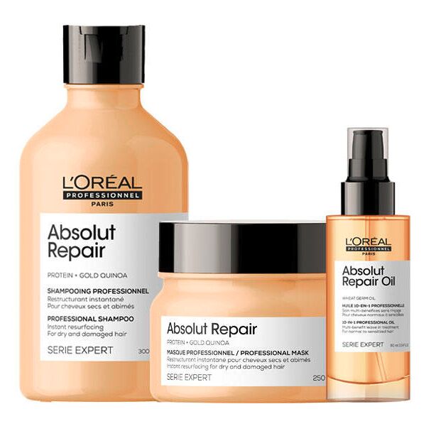 l'oréal professionnel paris serie expert absolut repair care trio set