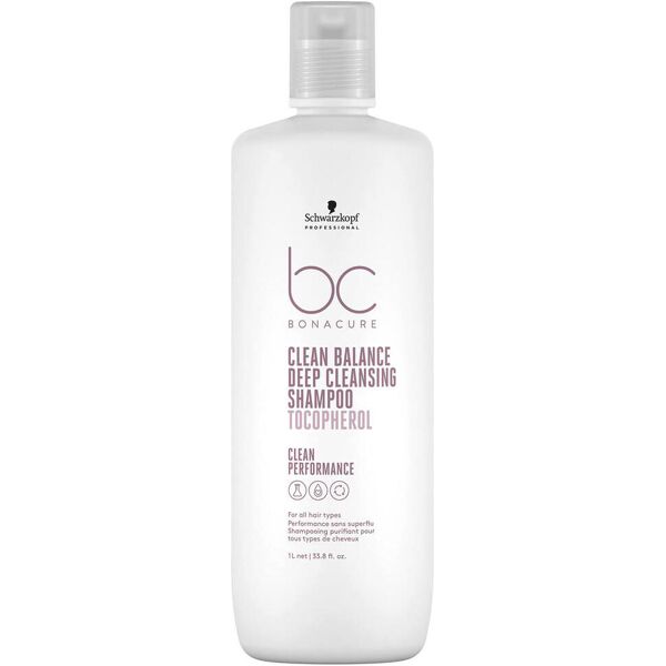 schwarzkopf professional bc bonacure clean balance deep cleansing shampoo 1 liter