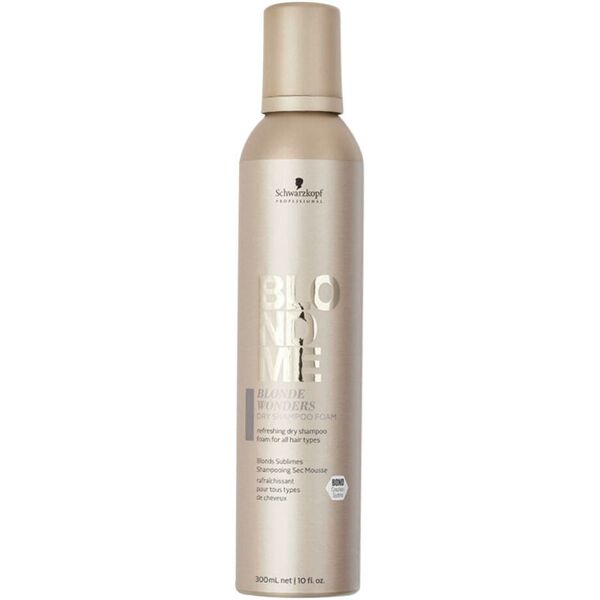 schwarzkopf professional blondme blonde wonders dry shampoo foam 300 ml