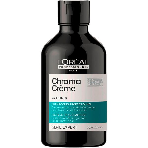 l'oréal professionnel paris serie expert chroma crème professional shampoo green 300 ml verde