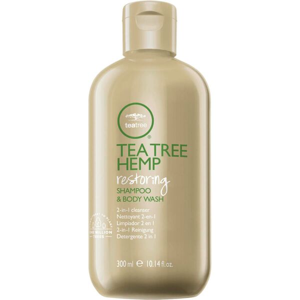 paul mitchell tea tree hemp restoring shampoo & body wash 300 ml