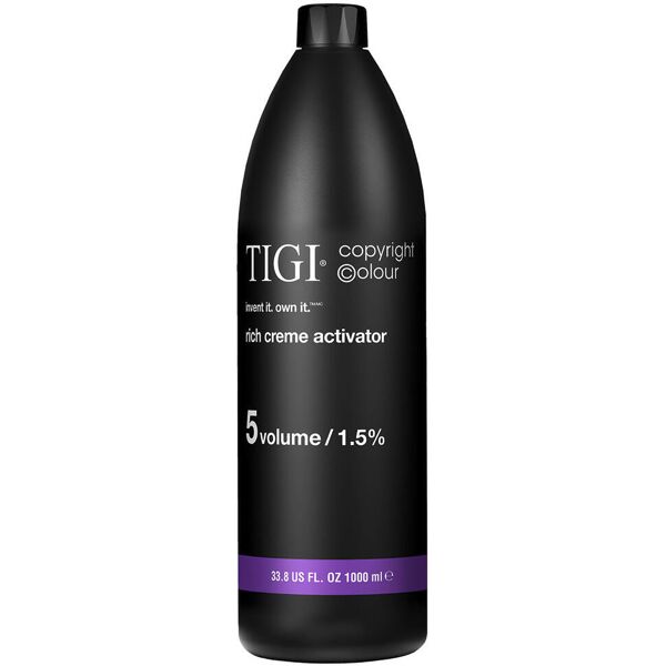 tigi copyright colour rich creme activator 1,5 % - 5 vol. 1 liter