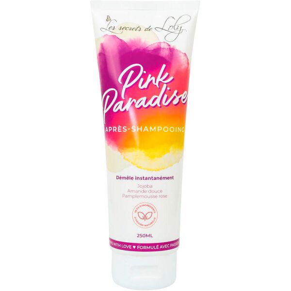 les secrets de loly pink paradise après-shampooing 250 ml