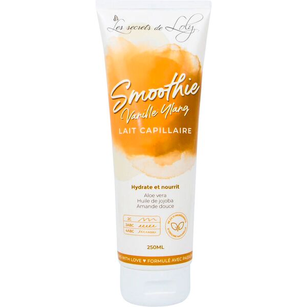 les secrets de loly smoothies vanille ylang lait capillaire 250 ml