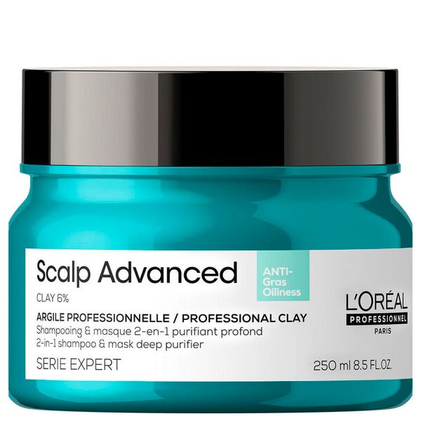 l'oréal professionnel paris serie expert scalp advanced anti-oiliness 2in1 deep purifier clay 250 ml