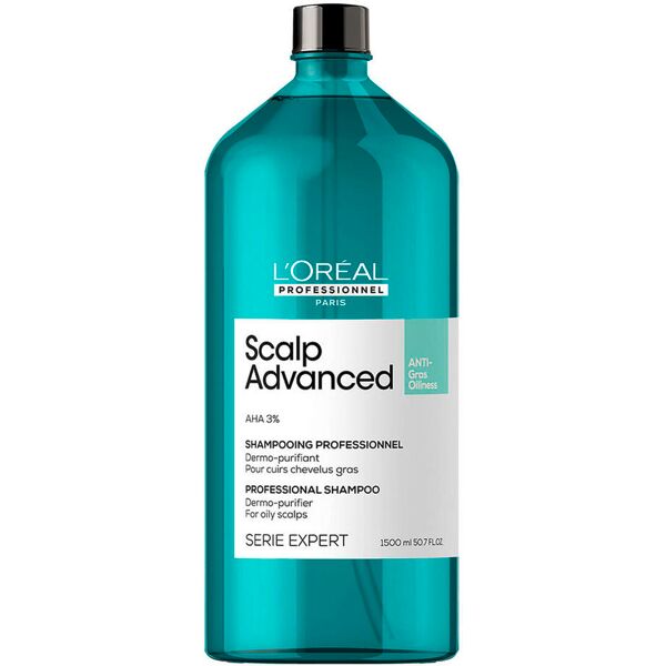 l'oréal professionnel paris serie expert scalp advanced anti-oiliness dermo-purifier shampoo 1,5 liter