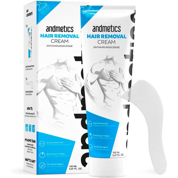 andmetics hair removal cream men 150 ml