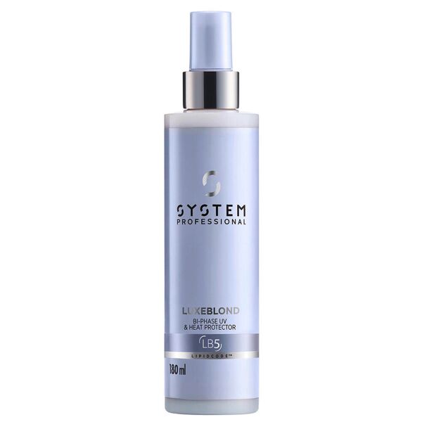 system professional luxeblond bi-phase uv & heat protector 180 ml