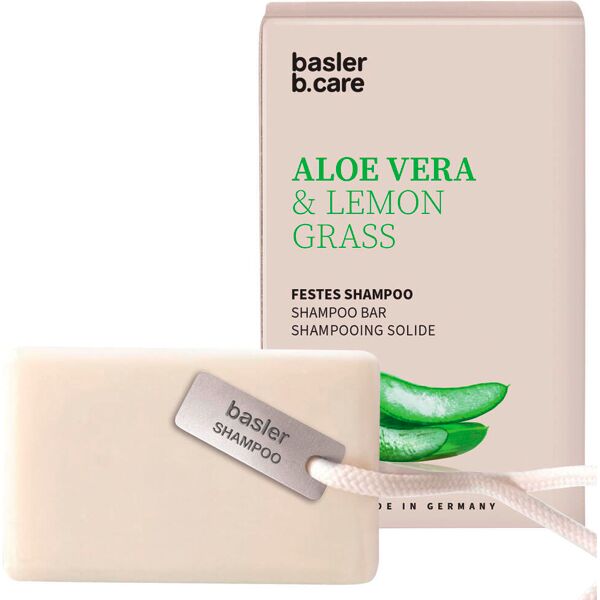 basler shampoo solido aloe vera e citronella incl. cordino con ciondolo 100 g