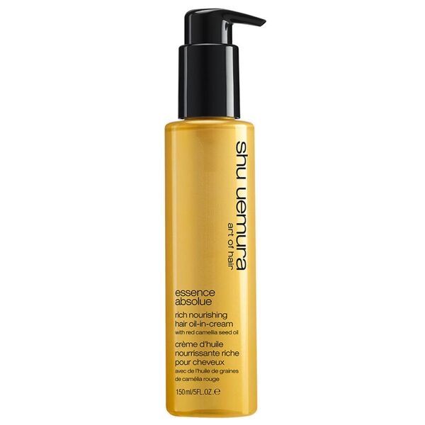 shu uemura essence absolue rich nourishing hair oil-in-cream 150 ml