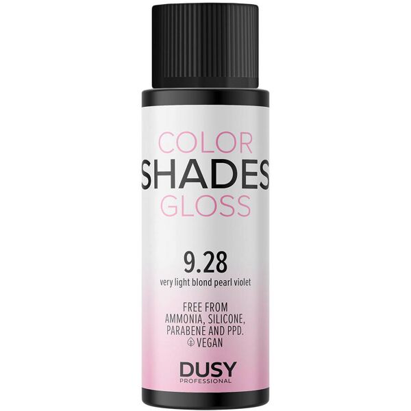 dusy professional color shades gloss 9,28 biondo chiaro viola perlato 60 ml