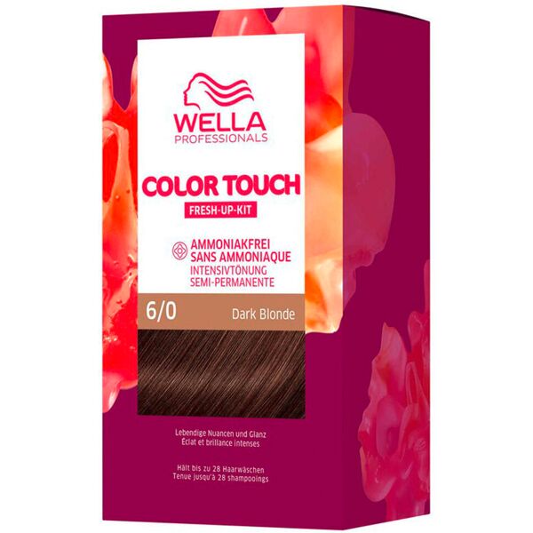 wella color touch fresh-up-kit 6/0 biondo scuro 130 ml