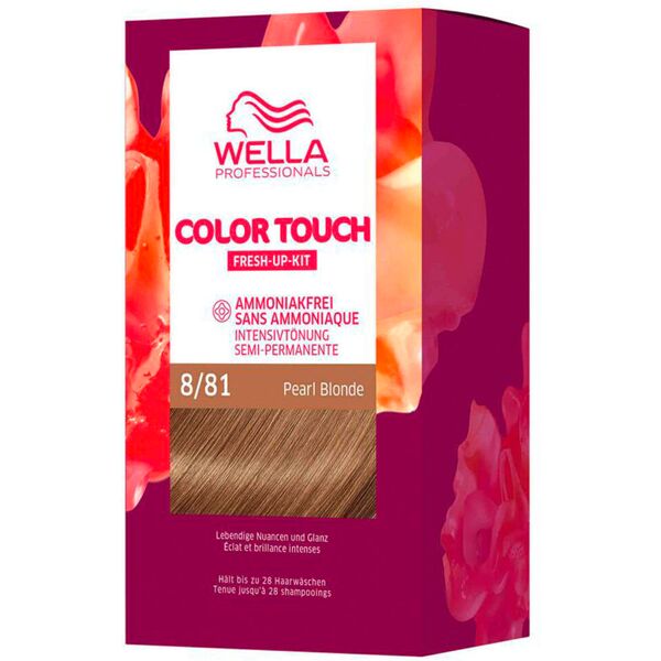 wella color touch fresh-up-kit 8/81 cenere perlata bionda chiara 130 ml