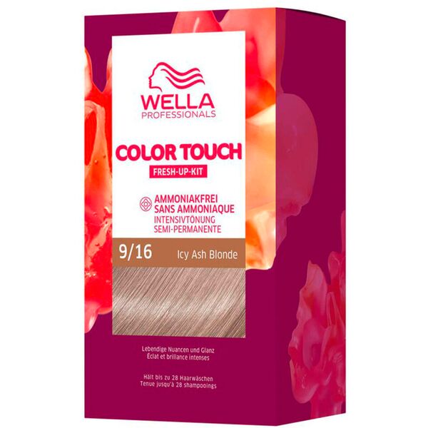 wella color touch fresh-up-kit 9/16 biondo chiaro violetto cenere 130 ml