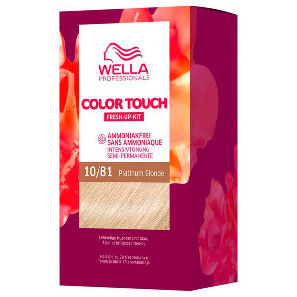 wella color touch fresh-up-kit 10/81 cenere perlata biondo chiaro 130 ml