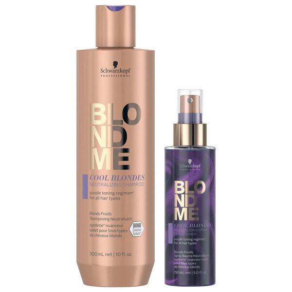 schwarzkopf professional blondme cool blondes set di cura