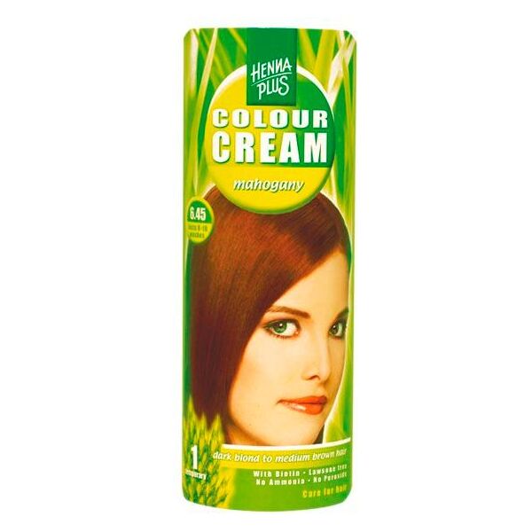 henna plus colour cream 5,6 warm red, 60 ml rosso caldo