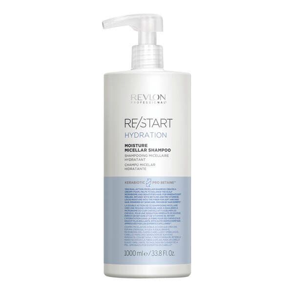 revlon professional re/start hydration moisture micellar shampoo 1 liter