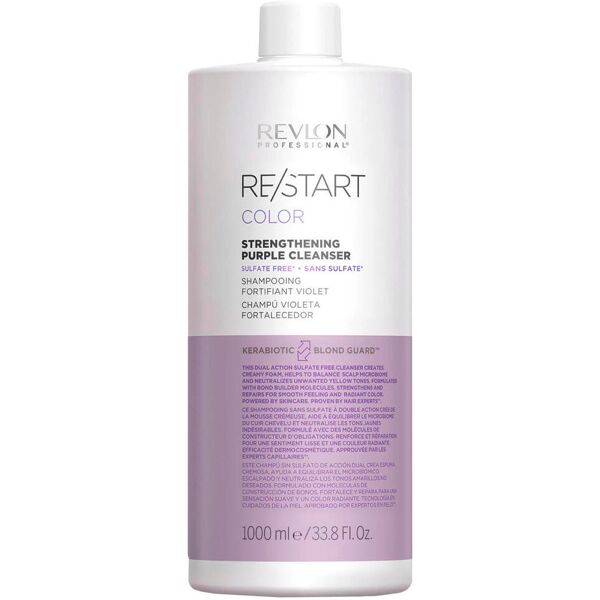 revlon professional re/start strengthening purple cleanser 1 liter