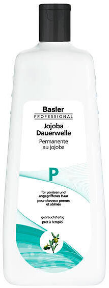 basler jojoba perm p, per capelli porosi e danneggiati, bottiglia economica da 1 litro