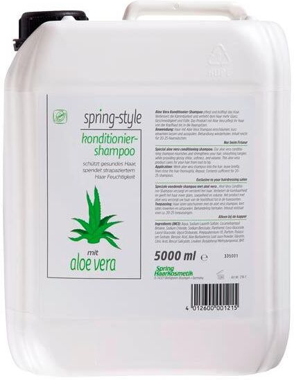 spring shampoo condizionante con aloe vera 5 liter