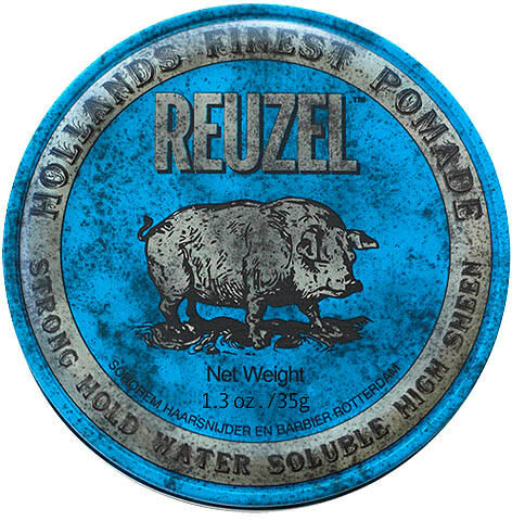 reuzel pomade blue strong hold high sheen 35 g