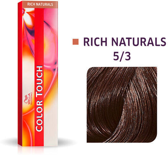 wella color touch rich naturals 5/3 oro marrone chiaro